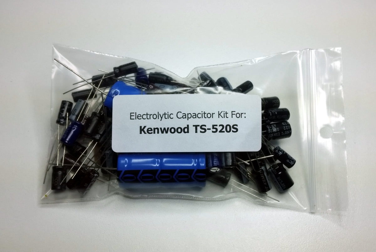 Kenwood TS-520S electrolytic capacitor kit – Klondike Mike's