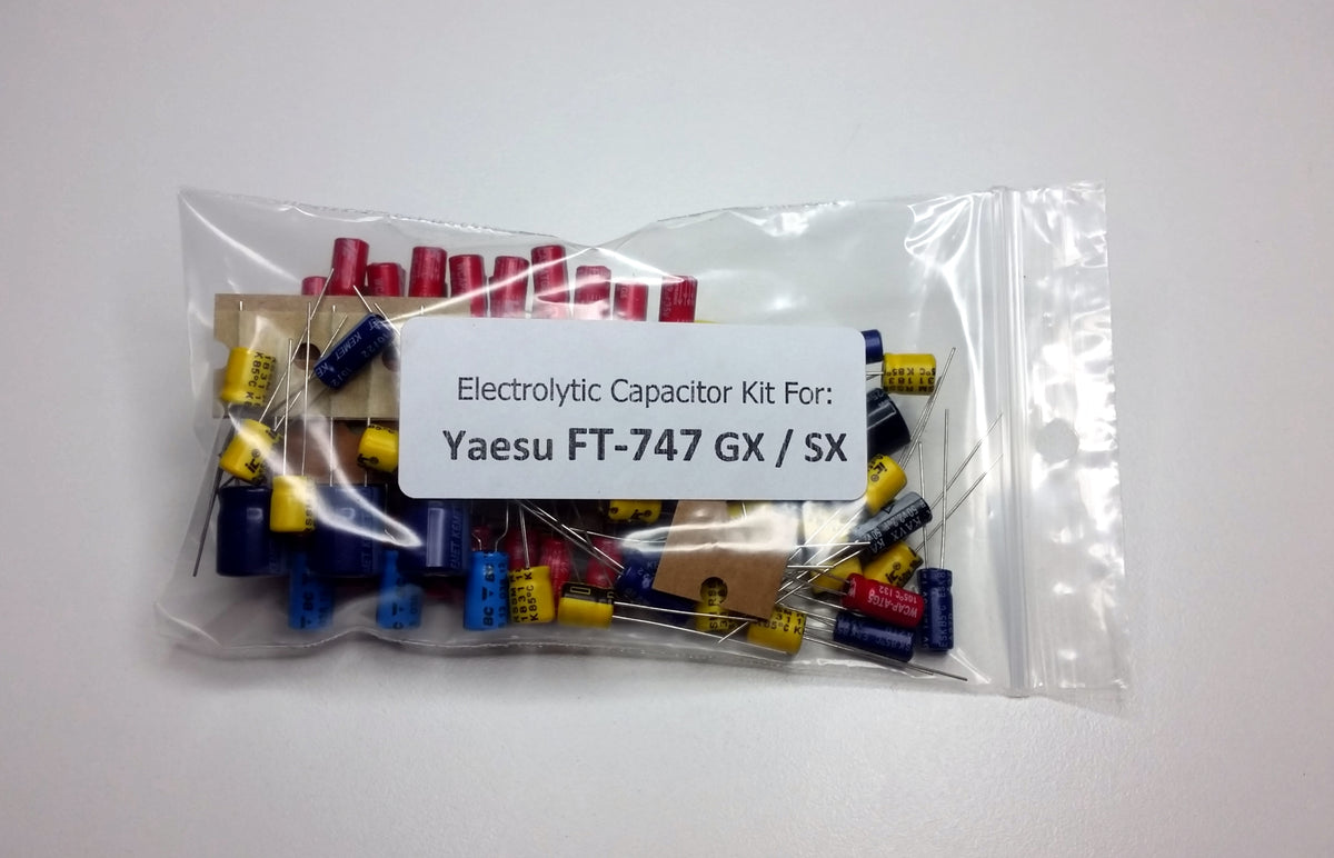 Yaesu FT-747 GX/SX electrolytic capacitor kit – Klondike Mike's