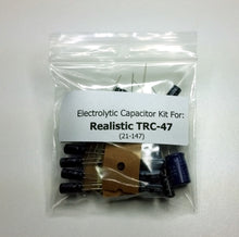 Load image into Gallery viewer, Realistic TRC-47 (21-147) electrolytic capacitor kit