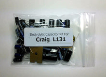 Load image into Gallery viewer, Craig L131 electrolytic capacitor kit
