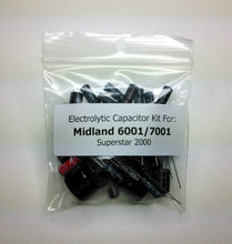 Load image into Gallery viewer, Midland 6001 / 7001, Superstar 2000 (w/PTBM125A4X / PTBM131A4X) electrolytic capacitor kit