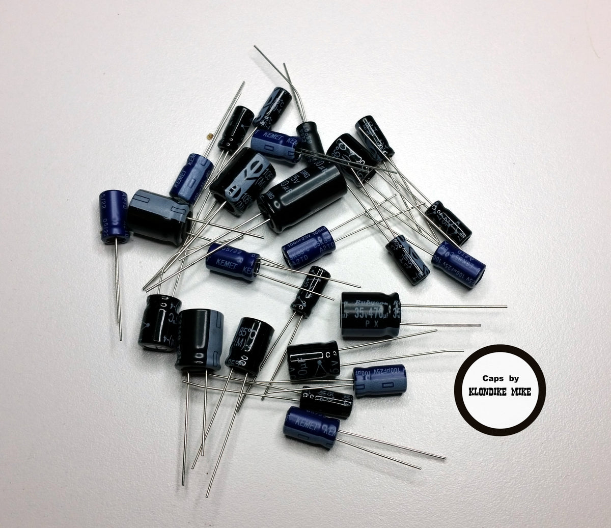 Alinco DX-77 electrolytic capacitor kit – Klondike Mike's