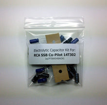 Load image into Gallery viewer, RCA SSB Co-Pilot 14T302 (w/PTBM048AOX) electrolytic capacitor kit