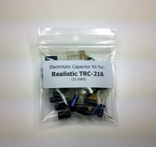 Load image into Gallery viewer, Realistic TRC-216 (21-1663) electrolytic capacitor kit