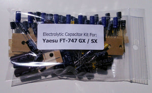 Yaesu FT-747 GX / SX electrolytic capacitor kit