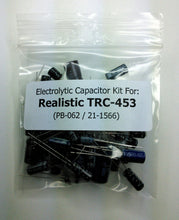 Load image into Gallery viewer, Realistic TRC-453 (21-1566) / Uniden PC-122 (PB-062) electrolytic capacitor kit
