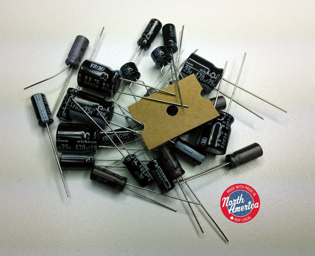 Realistic DX-300 electrolytic capacitor kit