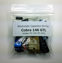 Load image into Gallery viewer, Cobra 146 GTL, Uniden PC-244 (PC-833) electrolytic capacitor kit
