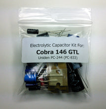 Load image into Gallery viewer, Cobra 146 GTL, Uniden PC-244 (PC-833) electrolytic capacitor kit