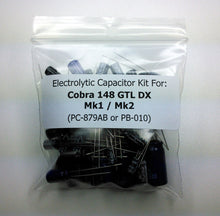Load image into Gallery viewer, Cobra 148 GTL DX Mk1 / Mk2, Superstar 360 FM Mk1 (w/PC-879AB or PB-010) electrolytic capacitor kit
