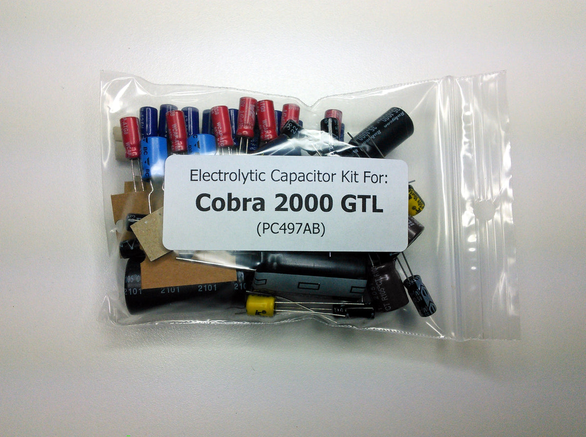 Cobra 2000 GTL electrolytic capacitor kit (Deluxe