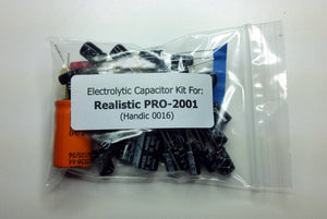 Realistic PRO-2001 / Handic 0016 electrolytic capacitor kit