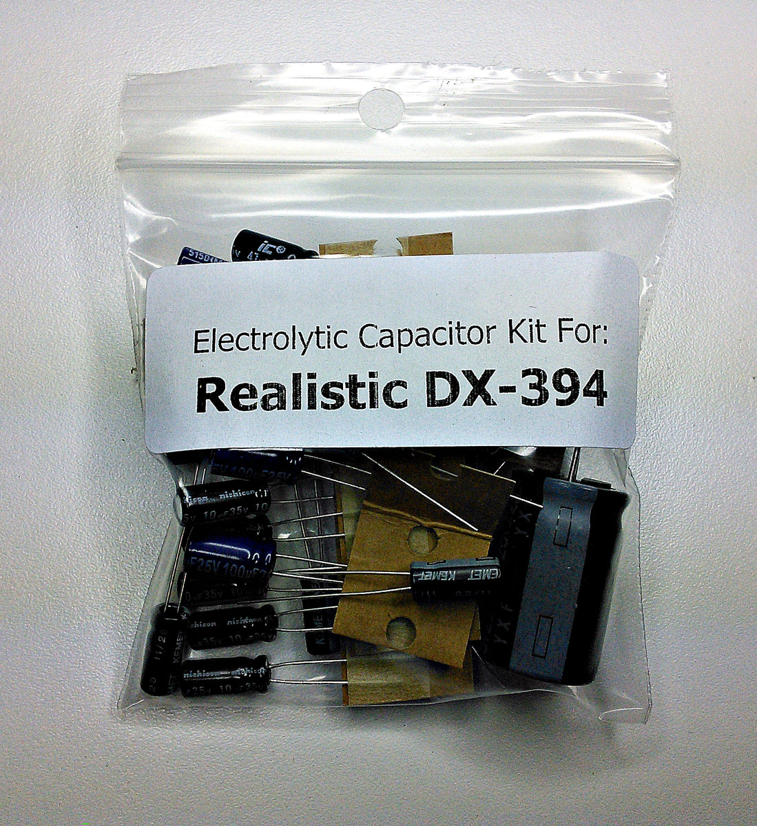 Radio Shack DX394 electrolytic capacitor kit Klondike Mike's