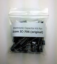 Load image into Gallery viewer, Icom IC-706 (original) electrolytic capacitor kit
