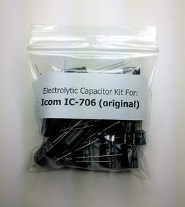Icom IC-706 (original) electrolytic capacitor kit