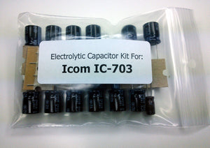 Icom IC-703 electrolytic capacitor kit