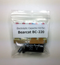 Load image into Gallery viewer, Bearcat BC-220 electrolytic capacitor kit