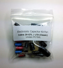 Load image into Gallery viewer, Cobra 29 GTL / LTD / Uniden PC76XL electrolytic capacitor kit