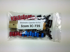 Icom IC-735 electrolytic capacitor kit