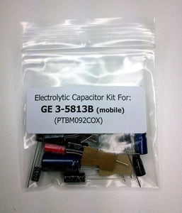 GE 3-5813B (w/PTBM092COX) electrolytic capacitor kit