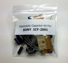 Load image into Gallery viewer, Sony ICF-2001 electrolytic capacitor kit
