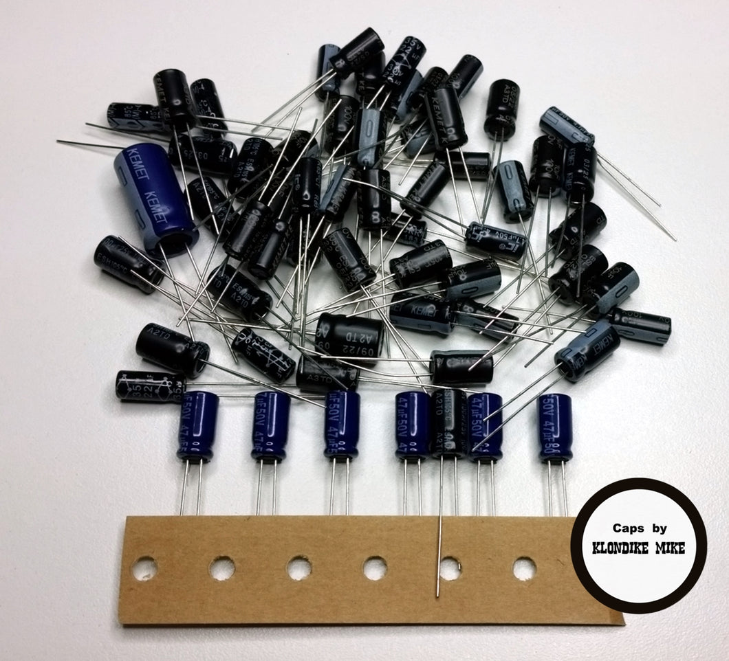 Yaesu CPU-2500R electrolytic capacitor kit – Klondike Mike's