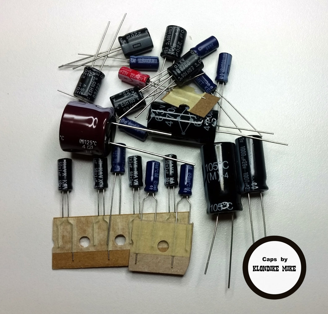 E.F. Johnson Messenger 4230 electrolytic capacitor kit