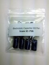 Load image into Gallery viewer, Icom IC-756 (v1) electrolytic capacitor kit
