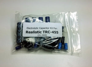 Realistic TRC-455 (21-1542) electrolytic capacitor kit