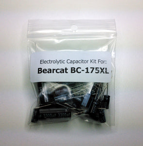 Uniden Bearcat BC-175XL electrolytic capacitor kit