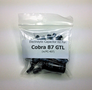 Cobra 87 GTL (w/PC-407) electrolytic capacitor kit