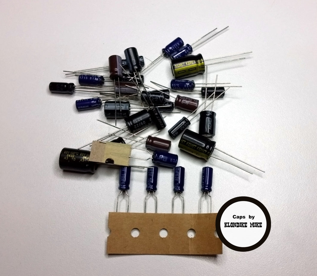 Sony ICF-2001D/2010 electrolytic capacitor kit – Klondike Mike's