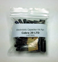 Load image into Gallery viewer, Cobra 29 LTD ST / WX ST electrolytic capacitor kit
