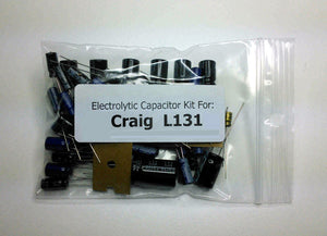 Craig L131 electrolytic capacitor kit