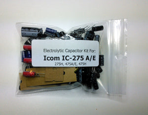 Icom IC-275 A/E/H, IC-475 A/E/H electrolytic capacitor kit
