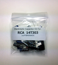 Load image into Gallery viewer, RCA Co-Pilot 14T303 (w/PTBM050AOX) electrolytic capacitor kit
