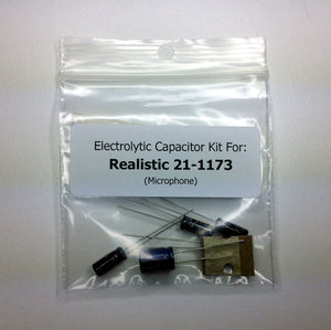 Realistic 21-1173 electrolytic capacitor kit