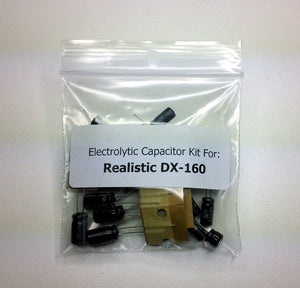 Realistic DX-160 electrolytic capacitor kit