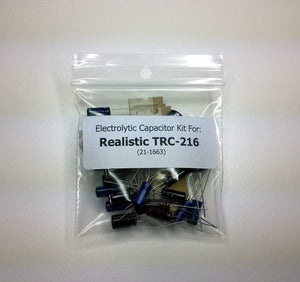 Realistic TRC-216 (21-1663) electrolytic capacitor kit