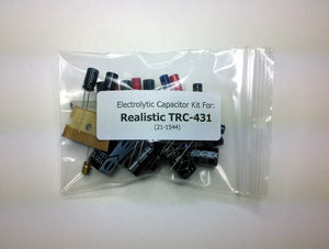 Realistic TRC-431 (21-1544) electrolytic capacitor kit