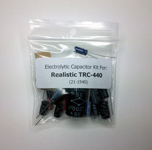 Realistic TRC-440 (21-1540) electrolytic capacitor kit