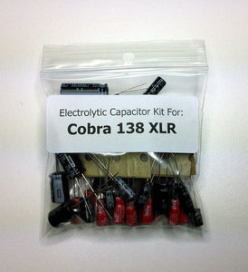 Cobra 138 XLR electrolytic capacitor kit