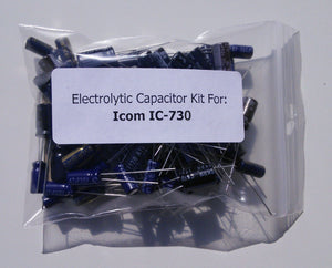 Icom IC-730 electrolytic capacitor kit