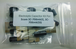 Icom IC-706mkII, IC-706mkIIG electrolytic capacitor kit