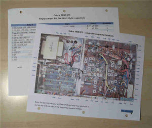 Cobra 2000 GTL electrolytic capacitor kit (Deluxe)
