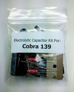 Cobra 139 electrolytic capacitor kit