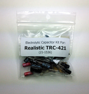 Realistic TRC-421 (21-1536) electrolytic capacitor kit