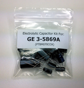 GE 3-5869A (w/PTBM070COX), Kraco 2455, Stabo XF 2100 electrolytic capacitor kit
