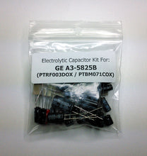 Load image into Gallery viewer, GE 3-5825B (PTRF003DOX / PTBM071COX) electrolytic capacitor kit
