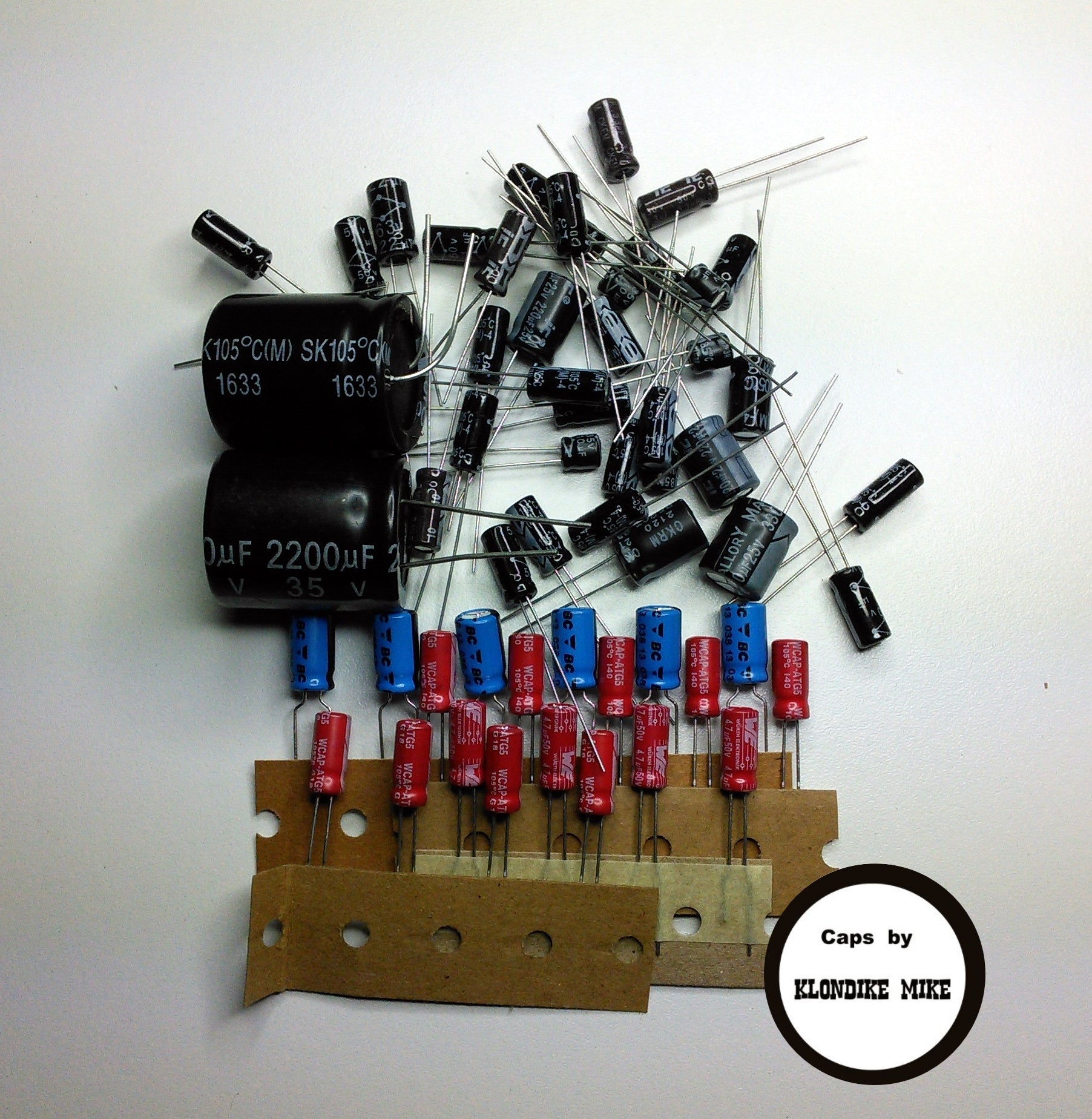 Kenwood TS-830S /M electrolytic radial capacitor kit